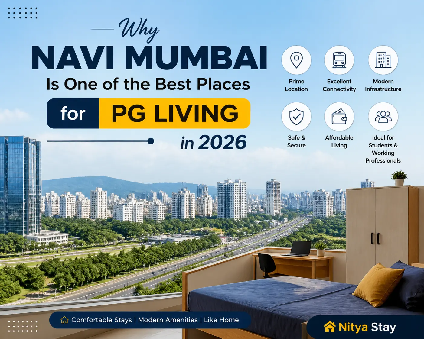 You are currently viewing Why Navi Mumbai Is One of the Best Places for PG Living in 2026